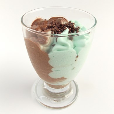 Mint Chocolate Glass Cup