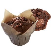 Chocolate & Hazelnut Filled Muffins