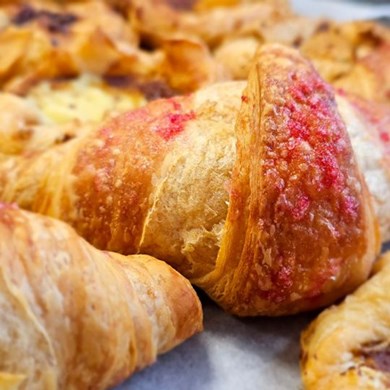 Vegan Raspberry Croissant