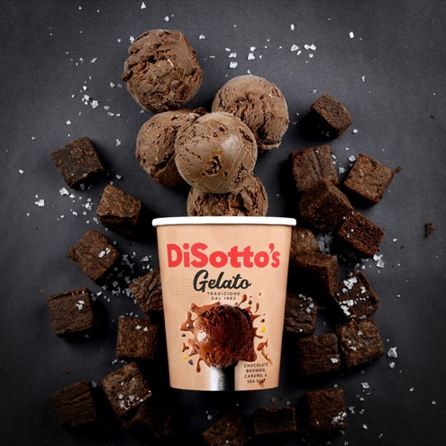 Chocolate Brownie, Caramel Sea Salt Gelato Alternate Image